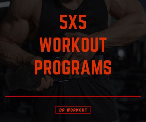 5x5 workout program|8 5x5 Workout Programs.